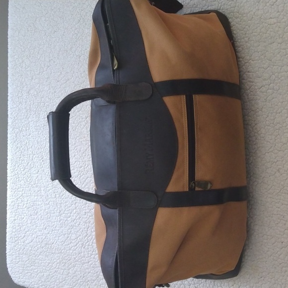 Remy Martin Leather and Canvas Tote/Travel Bag - Picture 1 of 16